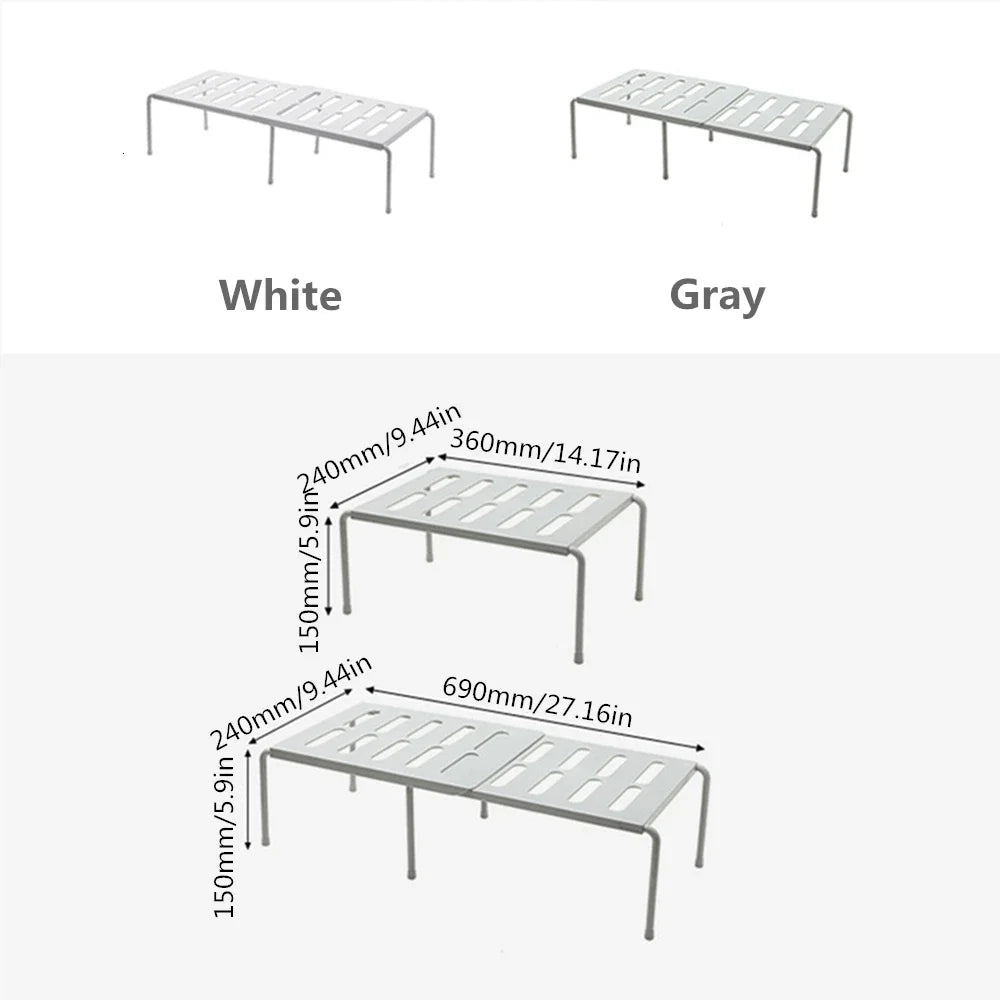 Home Storage Shelf – Closet & Kitchen Organizer Rack