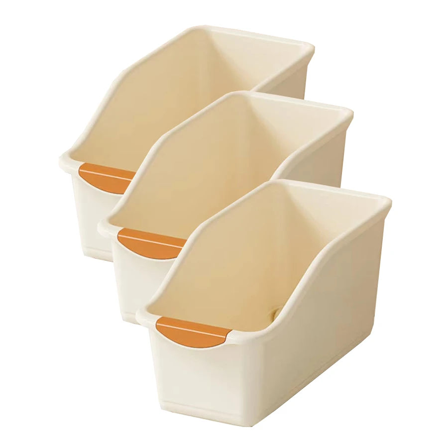 Under-Sink Plastic Storage Bins with Wheels