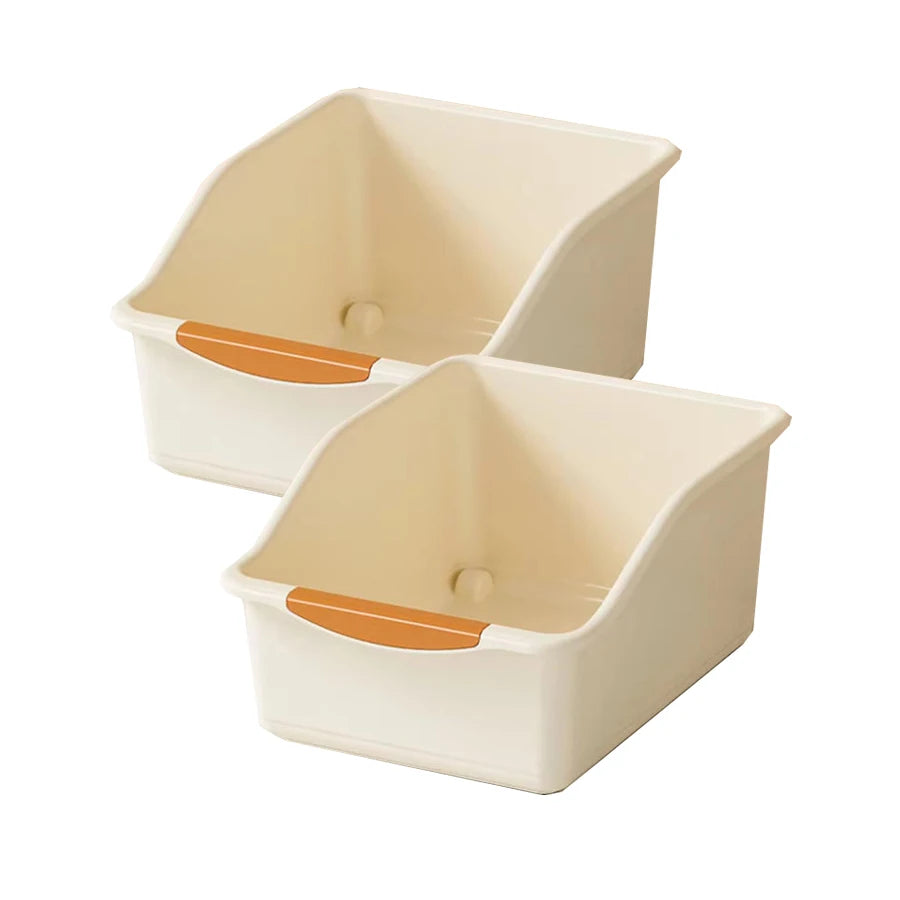 Under-Sink Plastic Storage Bins with Wheels