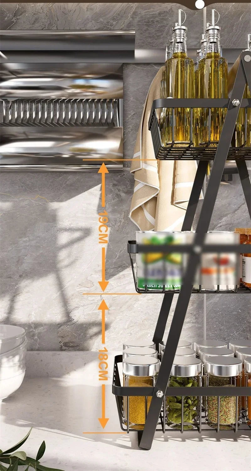 2–3 Tier Kitchen Fruit Basket – Countertop Storage Rack