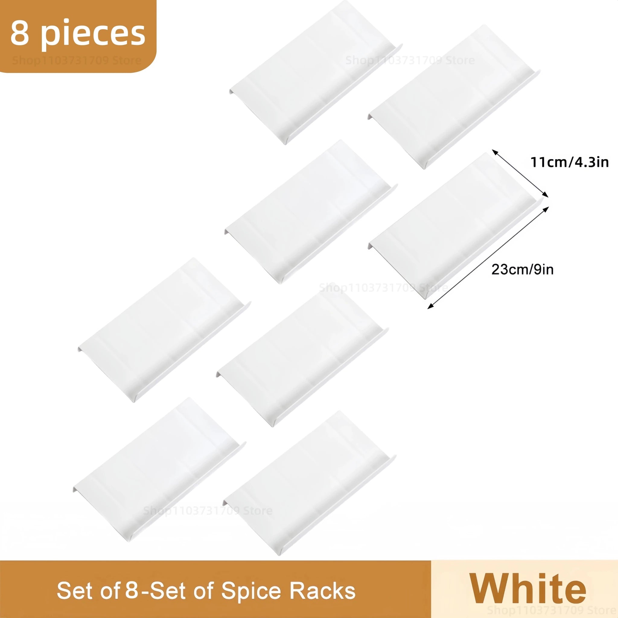 Adjustable 4 Tier Spice Rack | Drawer & Cabinet Kitchen Organizer - Evenings Co.