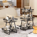 2–3 Tier Kitchen Fruit Basket – Countertop Storage Rack