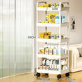 Multi-Tier Kitchen Storage Trolley – Rolling Floor Storage Rack