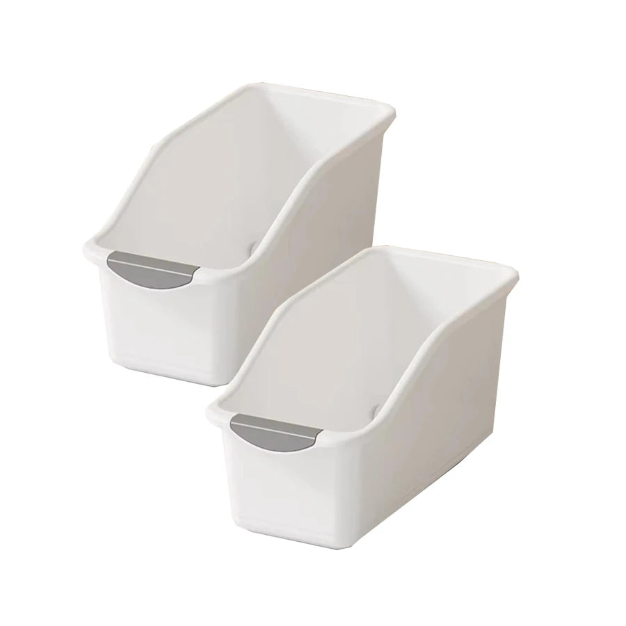 Under-Sink Plastic Storage Bins with Wheels