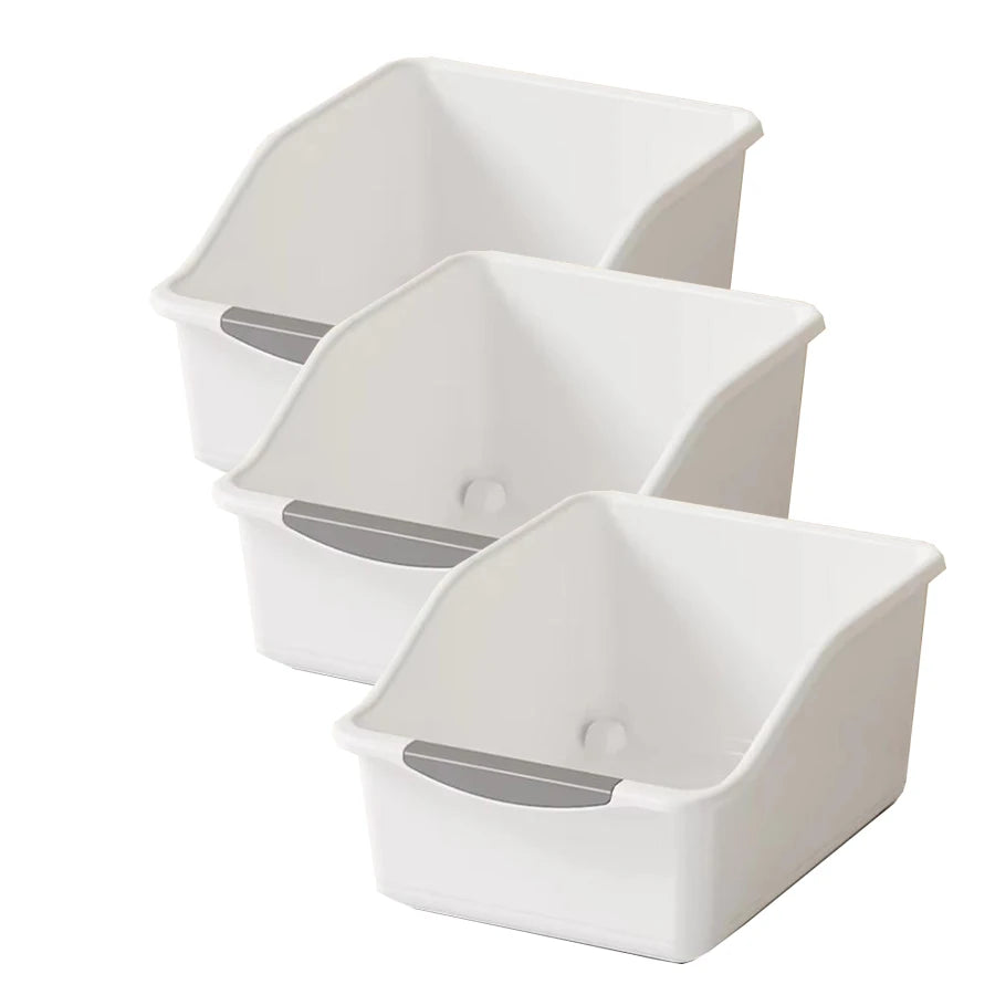 Under-Sink Plastic Storage Bins with Wheels