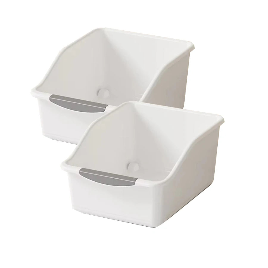 Under-Sink Plastic Storage Bins with Wheels