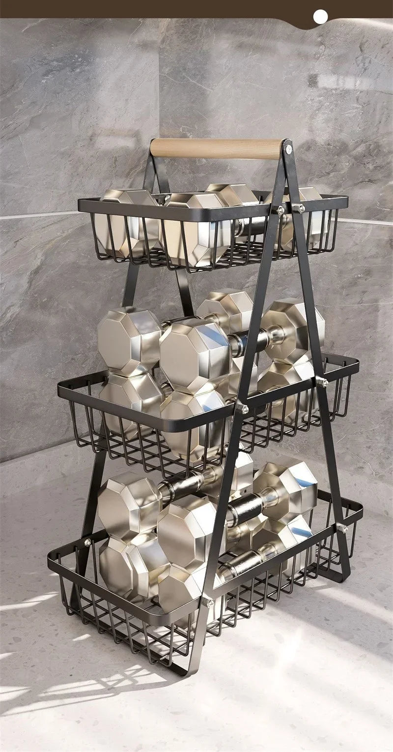 2–3 Tier Kitchen Fruit Basket – Countertop Storage Rack