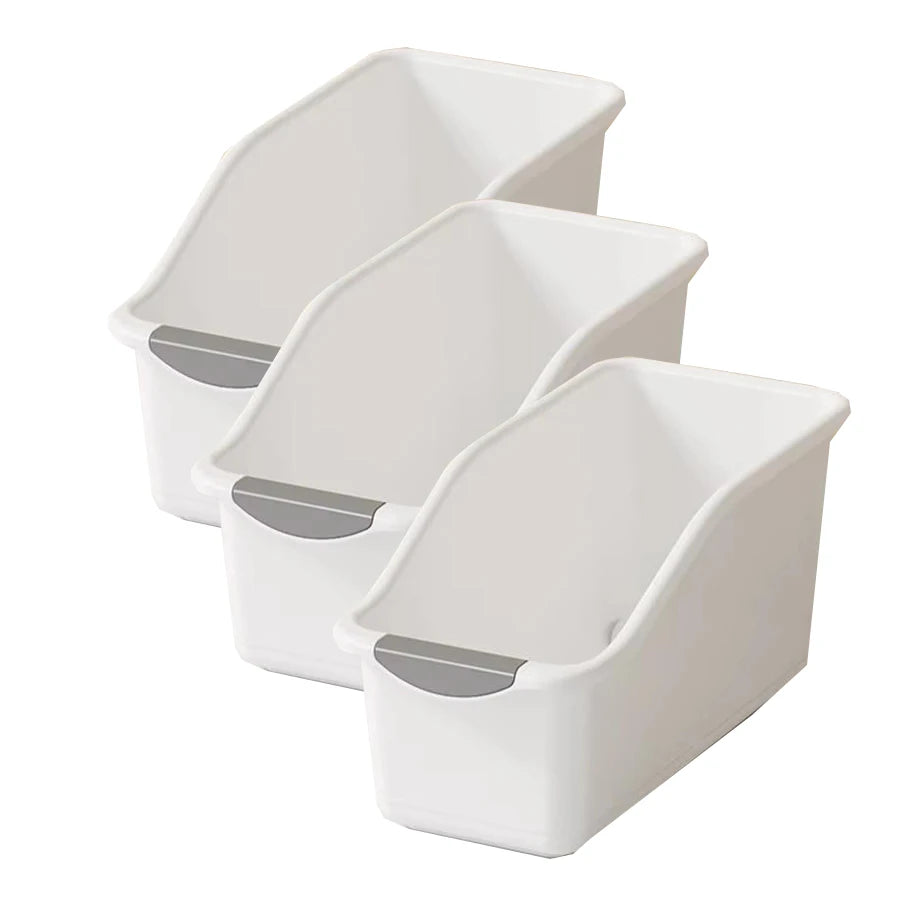 Under-Sink Plastic Storage Bins with Wheels