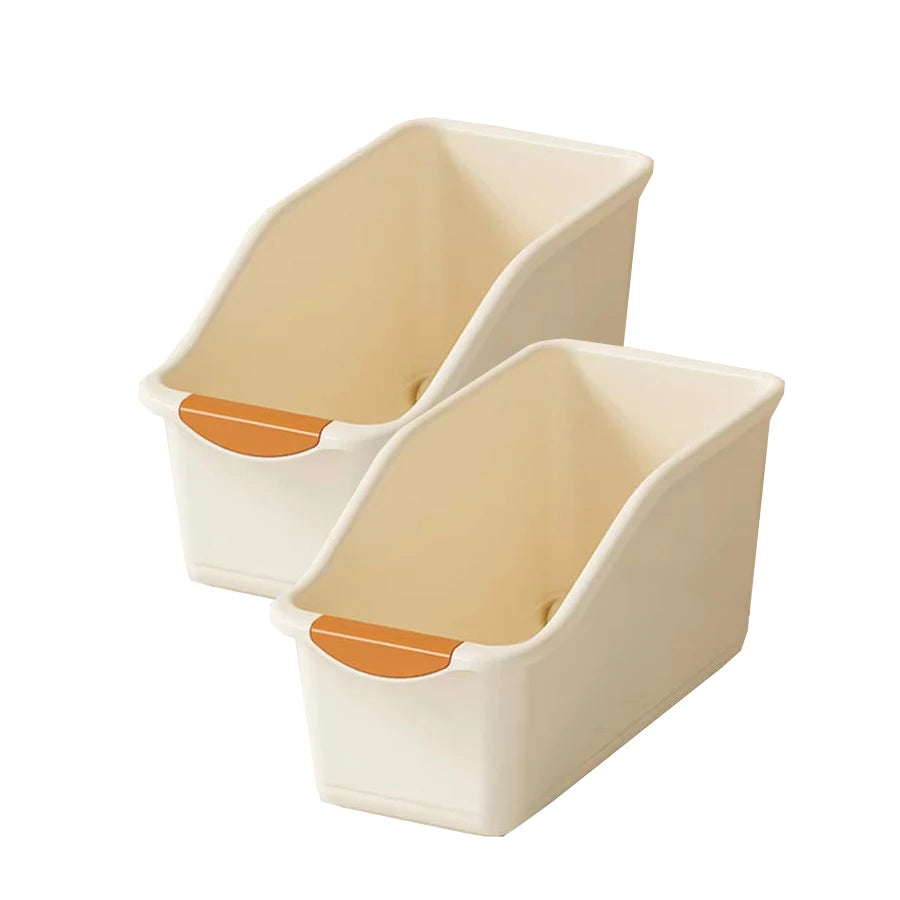 Under-Sink Plastic Storage Bins with Wheels
